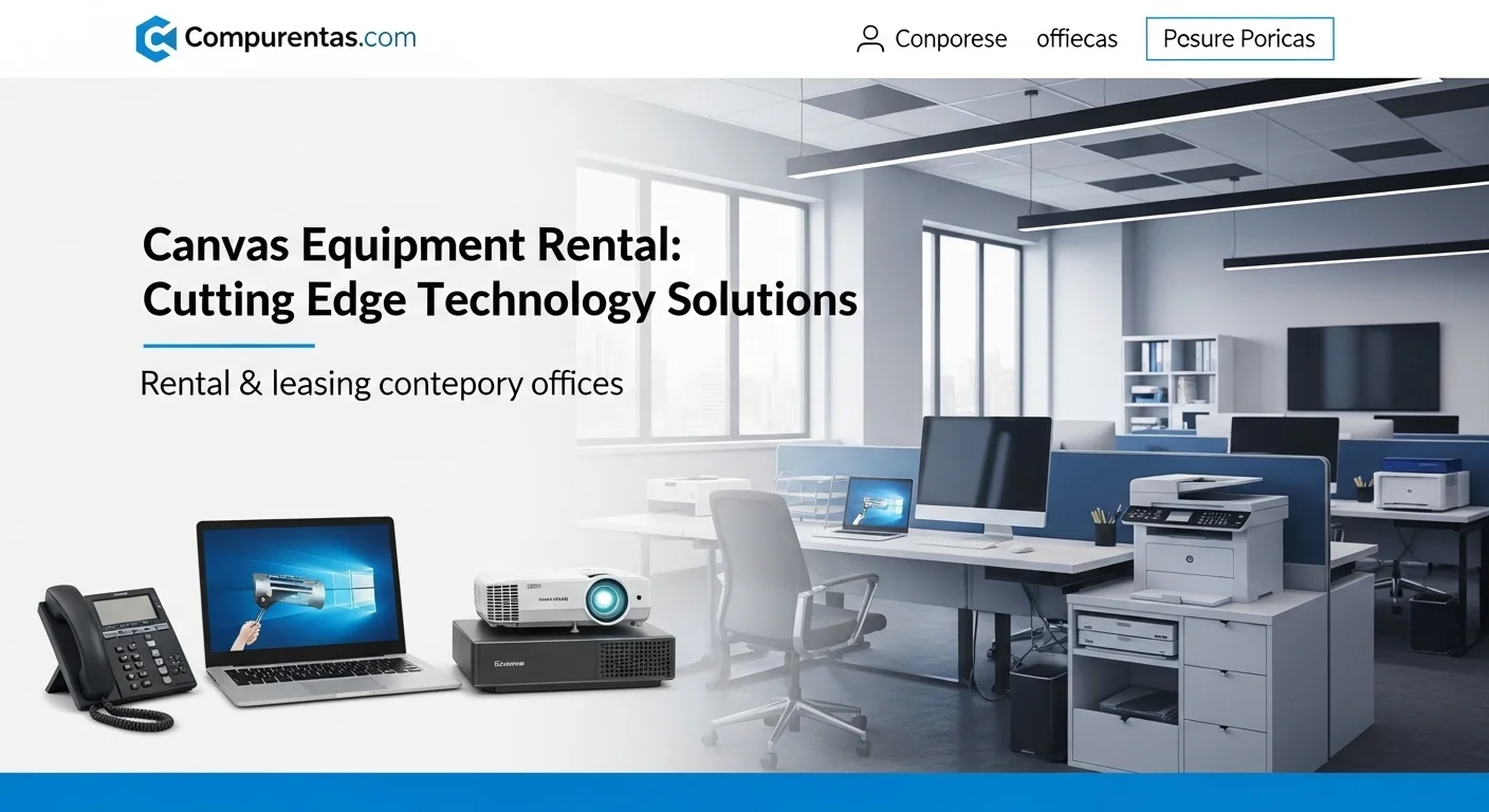 Renta y arrendamiento de Canvas para empresas y oficinas modernas