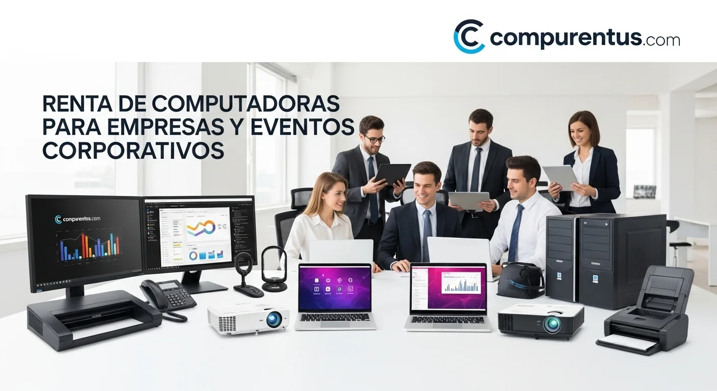 Servicios empresariales de renta de Computadoras Para con mantenimiento incluido