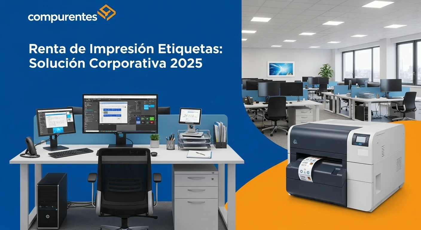 Servicios empresariales de renta de Impresion Etiquetas con mantenimiento incluido