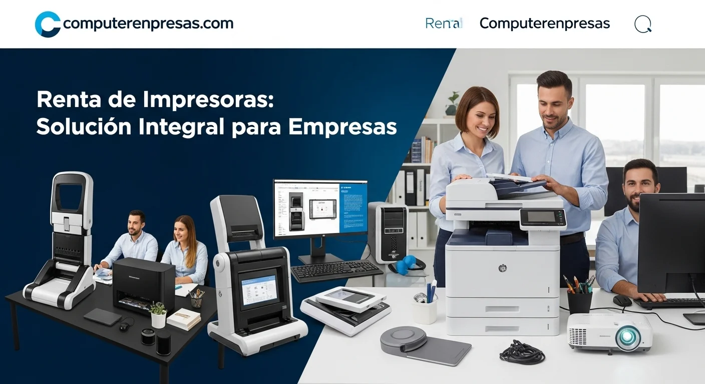 Servicios empresariales de renta de Impresoras con mantenimiento incluido