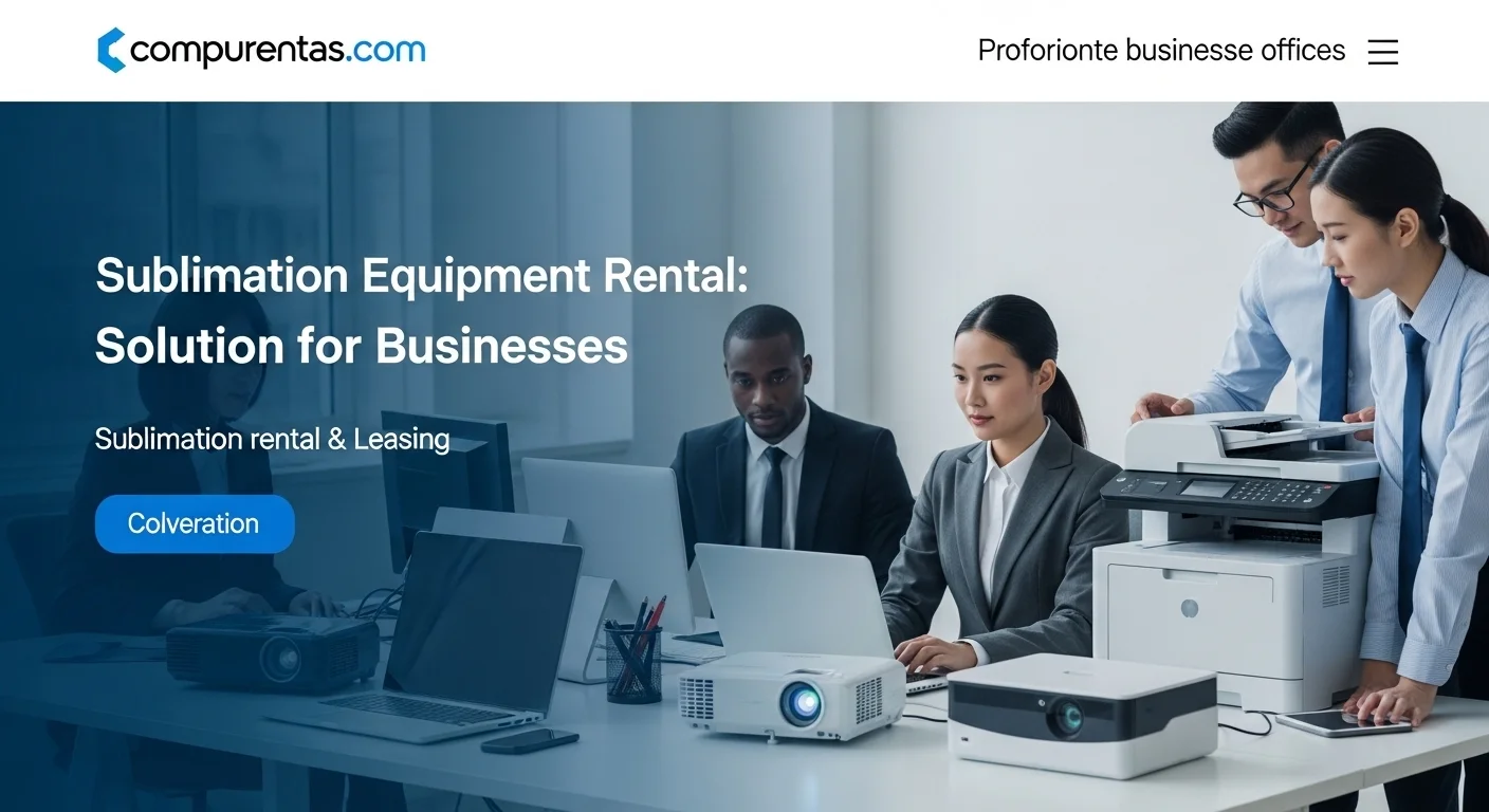Renta y arrendamiento de Sublimación para empresas y oficinas modernas